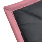 Preview: Thermomatte schwarz - Band altrosa